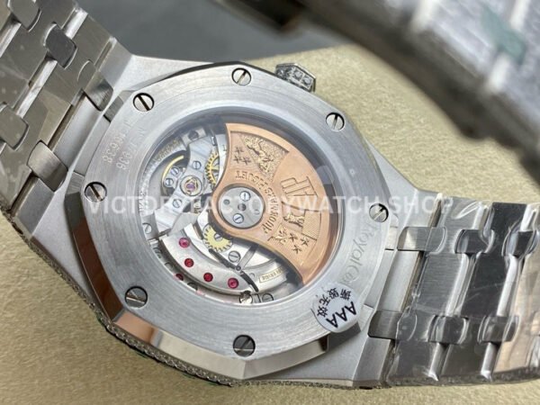 AMG Factory Audemars Piguet Royal Oak Selfwinding 15400 41mm Green Diamond Bezel Green Diamond Baguette Dial