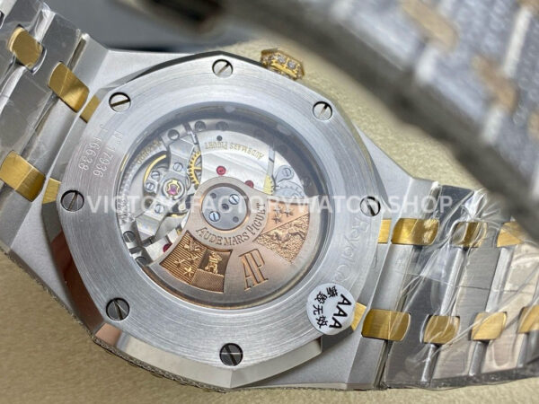 AMG Factory Audemars Piguet Royal Oak Selfwinding 15400 41 (4) AMG Factory Audemars Piguet Royal Oak 15400 41mm Yellow Gold Black Diamond Bezel Black Diamond Dial