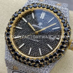 AMG Factory Audemars Piguet Royal Oak Selfwinding 15400 41 (6) AMG Factory Audemars Piguet Royal Oak 15400 41mm Yellow Gold Black Diamond Bezel Black Diamond Dial