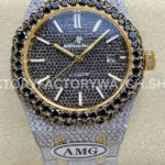 AMG Factory Audemars Piguet Royal Oak Selfwinding 15400 41mm (1) AMG AP black baguette dial