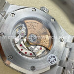 AMG Factory Audemars Piguet Royal Oak Selfwinding 15400 41mm Full Diamond&Steel Diamon (9) AMG Factory Audemars Piguet Royal Oak Selfwinding 15400 41mm Diamond Bezel Diamond Baguette Dial