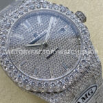 AMG Factory Audemars Piguet Royal Oak Selfwinding 15400 41mm Full Diamond&Steel Diamond (1) AMG Factory Audemars Piguet Royal Oak Selfwinding 15400 41mm Diamond Bezel Diamond Baguette Dial