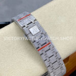 AMG Factory Audemars Piguet Royal Oak Selfwinding 15400 41mm Diamond Bezel Green Diamond Baguette Dial
