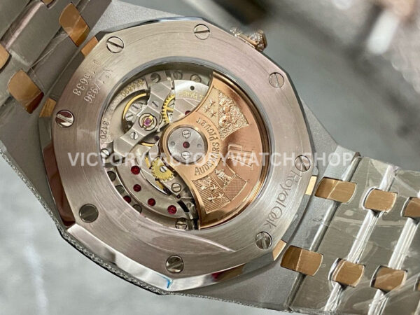 AMG Factory Audemars Piguet Royal Oak Selfwinding 15400 41mm Rose Gold Diamond Bezel Arabic Number Diamond Dial