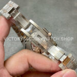 AMG Factory Audemars Piguet Royal Oak Selfwinding 15400 41mm Rose Gold Diamond Bezel Arabic Number Diamond Dial