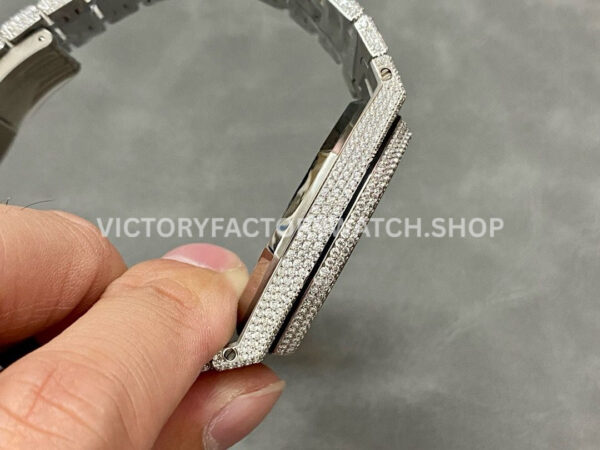 AMG Factory Audemars Piguet Royal Oak Selfwinding 15400 41mm Diamond Bezel Diamond Dial