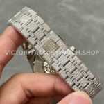 AMG Factory Audemars Piguet Royal Oak Selfwinding 15400 41mm Diamond Bezel Diamond Dial