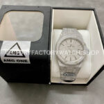 AMG Factory Audemars Piguet Royal Oak Selfwinding 15400 41mm Diamond Bezel Diamond Dial