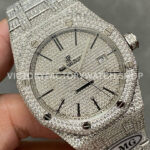 AMG Factory Audemars Piguet Royal Oak Selfwinding 15400 41mm Diamond Bezel Diamond Dial