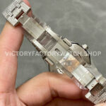 AMG Factory Audemars Piguet Royal Oak Selfwinding 15400 41mm Diamond Bezel Diamond Dial