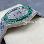 AMG Factory Audemars Piguet Royal Oak Selfwinding 15400 41mm Gr AMG Factory Audemars Piguet Royal Oak Selfwinding 15400 41mm Green Diamond Bezel Diamond Dial
