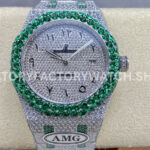 AMG Factory Audemars Piguet Royal Oak Selfwinding (7) AMG AP green arabic dial