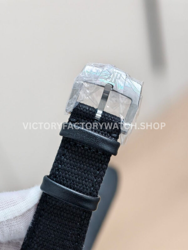 APS Factory Audemars Piguet Code 11.59 26393BC.OO.A002KB.01 41mm Steel Canvas Strap Blue Dial