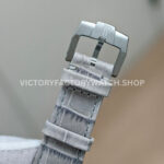 APS Factory Audemars Piguet Code 11.59 26393CR.OO.A008KB.01 41mm Rose Gold Canvas Strap Silver Dial