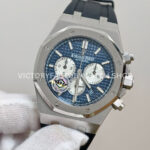 APS Factory Audemars Piguet Royal Oak Chronograph 26331ST.OO.1220ST.01 41mm Rubber Strap Blue Dial