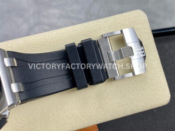 APF Factory Audemars Piguet Royal Oak Chronograph 26420SO.OO.A002CA.01 43mm Steel (4) APF Factory Audemars Piguet Royal Oak Chronograph 26420SO.OO.A002CA.01 43mm Steel Rubber Strap Black Dial