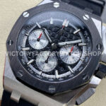 APF Factory Audemars Piguet Royal Oak Chronograph 26420SO.OO.A002CA.01 43mm Steel (7) APF Factory Audemars Piguet Royal Oak Chronograph 26420SO.OO.A002CA.01 43mm Steel Rubber Strap Black Dial