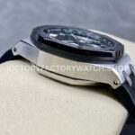 APF Factory Audemars Piguet Royal Oak Chronograph 26420SO.OO.A002CA.01 43mm Steel Ru (1) APF Factory Audemars Piguet Royal Oak Chronograph 26420SO.OO.A002CA.01 43mm Steel Rubber Strap Black Dial