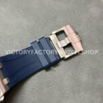 APF Factory Audemars Piguet Royal Oak Chronograph 26420TI.OO.A027CA.01 (1) APF Factory Audemars Piguet Royal Oak Chronograph 26420TI.OO.A027CA.01 43mm Titanium Rubber Strap Silver Eye Blue Dial