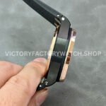 APF Factory Audemars Piguet Royal Oak Offshore Chronograph 26405NR.OO.A002CA.01 44mm Rose Gold/Ceramics Rubber Strap Arabic Numerals Black Dial