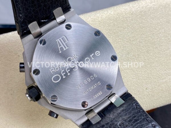 APF Factory Audemars Piguet Royal Oak Offshore Chronograph 26170ST.OO.D101CR.02 42mm Steel Leather Strap Arabic Numerals Silver Dial