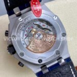 APF Factory Audemars Piguet Royal Oak Offshore Chronograph 26470ST.OO.A027CA.01 42mm Steel Leather Strap Arabic Numerals Blue Dial