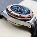 APF Factory Audemars Piguet Royal Oak Offshore Chronograph 26471SR.OO.D101CR.01 42mm Steel Leather Strap Arabic Numerals Blue Dial