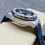 APF Factory Audemars Piguet Royal Oak Offshore Chronograph 26470ST.OO.A027CA.01 42mm Steel Leather Strap Arabic Numerals Blue Dial
