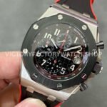 APF Factory Audemars Piguet Royal Oak Offshore Chronograph 26470SO.OO.A002CA.01 42mm Steel Rubber Strap Arabic Numerals Black Dial
