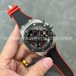 APF Factory Audemars Piguet Royal Oak Offshore Chronograph 26470SO.OO.A002CA.01 42mm Steel Rubber Strap Arabic Numerals Black Dial
