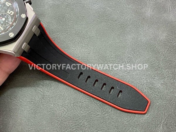 APF Factory Audemars Piguet Royal Oak Offshore Chronograph 26470SO.OO.A002CA.01 42mm Steel Rubber Strap Arabic Numerals Black Dial