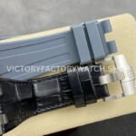 APF Factory Audemars Piguet Royal Oak Offshore Chronograph 26470ST.OO.A104CR.01 42mm Steel Leather Strap Arabic Numerals Grey Dial