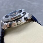 APF Factory Audemars Piguet Royal Oak Offshore Chronograph 26470ST.OO.A027CA.01 42mm Steel Leather Strap Arabic Numerals Blue Dial