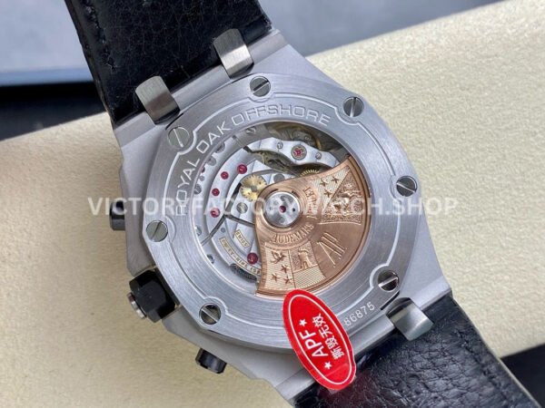 APF Factory Audemars Piguet Royal Oak Offshore Chronograph 26470ST.OO.A104CR.01 42mm Steel Leather Strap Arabic Numerals Grey Dial