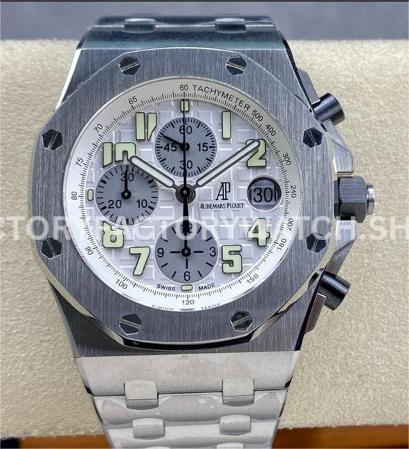 APF Factory Audemars Piguet Royal Oak Offshore Chronograph 257 (5) APF 25721ST arabic dial