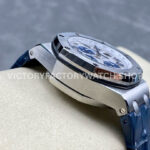 APF Factory Audemars Piguet Royal Oak Offshore Chronograph 26170ST.OO.D305CR.01 42mm Steel Leather Strap Blue Eye White Dial