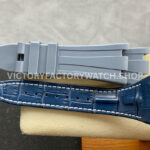 APF Factory Audemars Piguet Royal Oak Offshore Chronograph 26170ST.OO.D305CR.01 42mm Steel Leather Strap Blue Eye White Dial