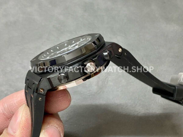 APF Factory Audemars Piguet Royal Oak Offshore Chronograph 26238CE.OO (1) APF Factory Audemars Piguet Royal Oak Offshore Chronograph 26238CE.OO.1300CE.01 42mm Ceramic Rubber Strap Black Dial