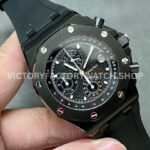 APF Factory Audemars Piguet Royal Oak Offshore Chronograph 26238CE.OO ( (3) APF Factory Audemars Piguet Royal Oak Offshore Chronograph 26238CE.OO.1300CE.01 42mm Ceramic Rubber Strap Black Dial