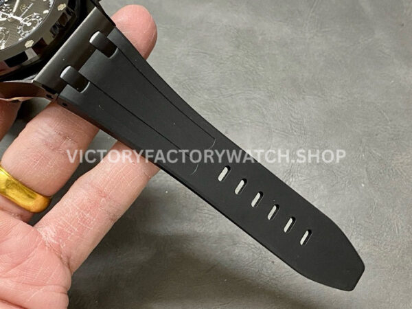 APF Factory Audemars Piguet Royal Oak Offshore Chronograph 26238CE.OO ( (4) APF Factory Audemars Piguet Royal Oak Offshore Chronograph 26238CE.OO.1300CE.01 42mm Ceramic Rubber Strap Black Dial