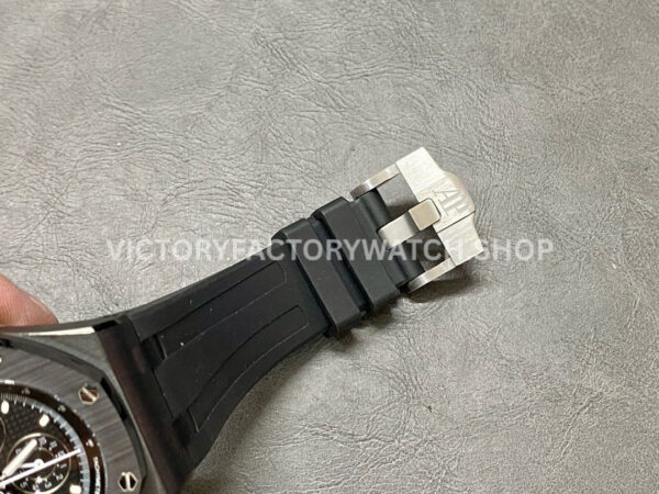 APF Factory Audemars Piguet Royal Oak Offshore Chronograph 26238CE.OO ( (9) APF Factory Audemars Piguet Royal Oak Offshore Chronograph 26238CE.OO.1300CE.01 42mm Ceramic Rubber Strap Black Dial