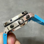 APF Factory Audemars Piguet Royal Oak Offshore Chronograph 26238ST.OO.A340CA.01 42mm Steel Blue Rubber Strap Arabic Numerals Blue Dial