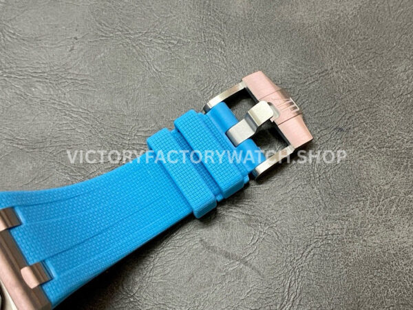 APF Factory Audemars Piguet Royal Oak Offshore Chronograph 26238ST.OO.A340CA.01 42mm Steel Blue Rubber Strap Arabic Numerals Blue Dial