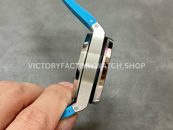APF Factory Audemars Piguet Royal Oak Offshore Chronograph 26238ST.OO.A340CA.01 42mm Steel Blue Rubber Strap Arabic Numerals Blue Dial