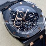 APF Factory Audemars Piguet Royal Oak Offshore Chronograph 2640 (3) APF Factory Audemars Piguet Royal Oak Offshore Chronograph 26405CE.OO.A002CA.99.99 44mm Carbon Fiber Rubber Strap Black Dial