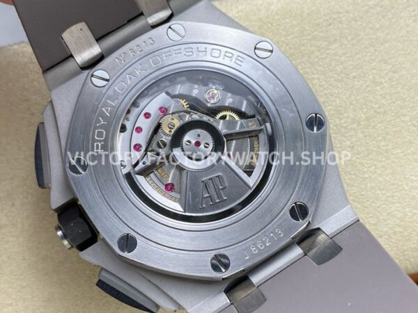 APF Factory Audemars Piguet Royal Oak Offshore Chronograph 26405CE.OO.A002CA.01 44mm Titanium Rubber Strap Grey Dial