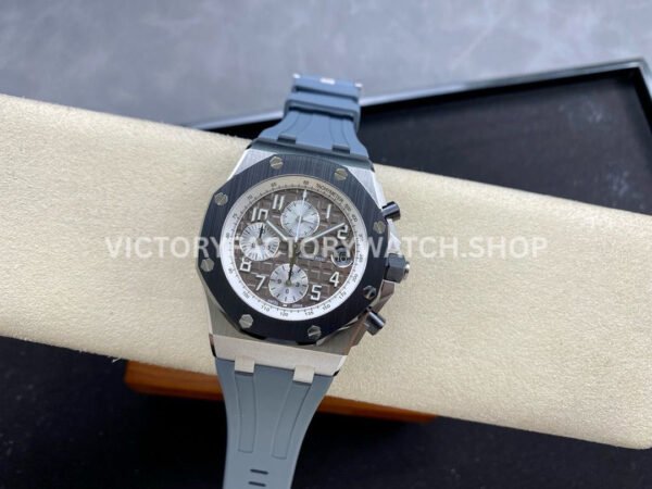 APF Factory Audemars Piguet Royal Oak Offshore Chronograph 26470IO.OO.A006CA.01 42mm Titanium Rubber Strap Grey Dial