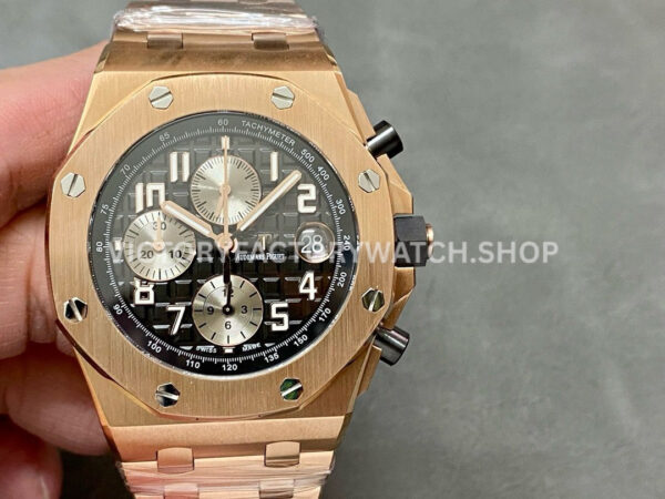 APF Factory Audemars Piguet Royal Oak Offshore Chronograph 26470OR.OO.1000OR (1) APF 26470 rose gold