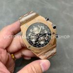 APF Factory Audemars Piguet Royal Oak Offshore Chronograph 26470OR.OO.1000OR (3) APF Factory Audemars Piguet Royal Oak Offshore Chronograph 26470OR.OO.1000OR.02 42mm Full Rose Gold Black Dial