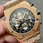 APF Factory Audemars Piguet Royal Oak Offshore Chronograph 26470OR.OO.1000OR (6) APF Factory Audemars Piguet Royal Oak Offshore Chronograph 26470OR.OO.1000OR.02 42mm Full Rose Gold Black Dial